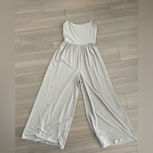 aritzia grey jumpsuit